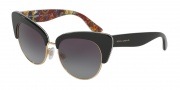 Dolce & Gabbana DG4277 Sunglasses Sunglasses - 30338G Top Black/Handcart / Grey Gradient