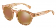 Dolce & Gabbana DG4274 Sunglasses Sunglasses - 2928F9 Powder Marble / Brown Mirror Bronze