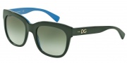 Dolce & Gabbana DG4272 Sunglasses Sunglasses - 30068E Top Wood/Gold/Azure / Green Gradient