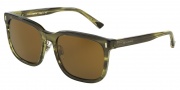 Dolce & Gabbana DG4271 Sunglasses Sunglasses - 292673 Striped Olive Green / Brown