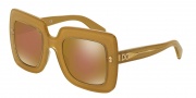 Dolce & Gabbana DG4263 Sunglasses Sunglasses - 2963F9 Top Gold on Gold / Brown Mirror Bronze