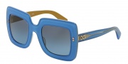 Dolce & Gabbana DG4263 Sunglasses Sunglasses - 29728F Top Sky on Gold / Blue Gradient
