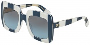 Dolce & Gabbana DG4263 Sunglasses Sunglasses - 30278F Stripe Blue/White / Blue Gradient