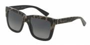Dolce & Gabbana DG4262 Sunglasses Sunglasses - 1995T3 Top Leo on Black / Polar Grey Gradient