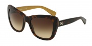 Dolce & Gabbana DG4260 Sunglasses Sunglasses - 295613 Top Havana on Gold / Brown Gradient