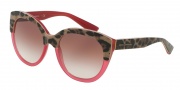 Dolce & Gabbana DG4259 Sunglasses Sunglasses - 29498D Top Leopard on Raspberry / Pink Gradient