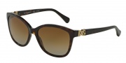 Dolce & Gabbana DG4258 Sunglasses Sunglasses - 502/T5 Dark Havana / Polar Brown Gradient