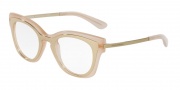 Dolce & Gabbana DG5020 Eyeglasses Eyeglasses - 3041 Pale Gold / Opal Powder