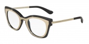 Dolce & Gabbana DG5020 Eyeglasses Eyeglasses - 501 Pale Gold / Black
