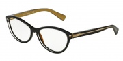 Dolce & Gabbana DG3232 Eyeglasses Eyeglasses - 2955 Top Black on Gold