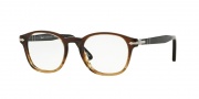 Persol PO3122V Eyeglasses Eyeglasses - 1026 Brown/Striped Brown