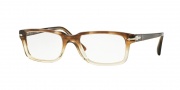 Persol PO3130V Eyeglasses Eyeglasses - 1037 Striped Brown/gr Trasp