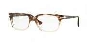 Persol PO 3131V Eyeglasses Eyeglasses - 1037 Striped Brown/gr Trasp