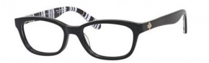 Kate Spade Brylie Eyeglasses Eyeglasses - 0QG9 Black White