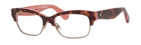 Kate Spade Shantal Eyeglasses Eyeglasses - 0QTQ Havana Pink