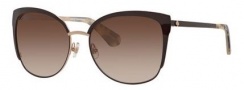Kate Spade Genice/S Sunglasses Sunglasses - 0GSA Brown Gold (B1 warm brown gradient lens)