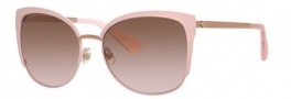 Kate Spade Genice/S Sunglasses Sunglasses - 0RRD Pink Gold (WI brown pink gradient lens)