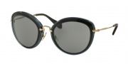 Miu Miu 50RS Sunglasses Sunglasses - 1AB9K1 Grey/Black / Grey