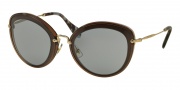 Miu Miu 50RS Sunglasses Sunglasses - UFB9L1 Brown / Dark Grey