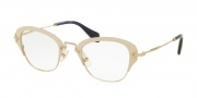 Miu Miu 53OV Eyeglasses Eyeglasses - UFZ1O1 Matte Ivory