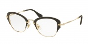 Miu Miu 53OV Eyeglasses Eyeglasses - 1AB1O1 Black