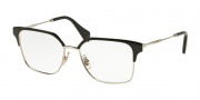 Miu Miu 52OV Eyeglasses Eyeglasses - 1AB1O1 Black
