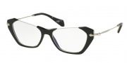 Miu Miu 04OV Eyeglasses Eyeglasses - 1AB1O1 Black