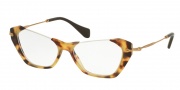Miu Miu 04OV Eyeglasses Eyeglasses - HAN1O1 Sand Yellow Havana