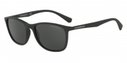 Emporio Armani EA4074 Sunglasses Sunglasses - 504287 Matte Black / Grey