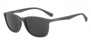 Emporio Armani EA4074 Sunglasses Sunglasses - 550287 Matte Grey / Grey