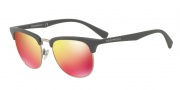 Emporio Armani EA4072 Sunglasses Sunglasses - 55026Q Matte Grey / Red Multilayer