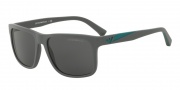 Emporio Armani EA4071 Sunglasses Sunglasses - 550287 Matte Grey / Grey