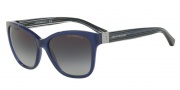 Emporio Armani EA4068 Sunglasses Sunglasses - 55188G Opal Blue / Grey Gradient