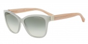 Emporio Armani EA4068 Sunglasses Sunglasses - 55198E Opal Grey Green / Green Gradient
