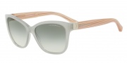 Emporio Armani EA4068F Sunglasses Sunglasses - 55198E Opal Grey Green / Green Gradient