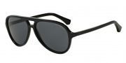 Emporio Armani EA4063F Sunglasses Sunglasses - 546687 Top Blue on tr Brown / Grey
