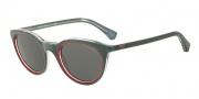 Emporio Armani EA4061 Sunglasses Sunglasses - 547987 Top Green on tr Red / Grey