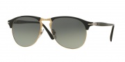Persol PO8649S Sunglasses Sunglasses - 95/71 Black / Gradient Grey