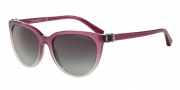 Emporio Armani EA4057 Sunglasses Sunglasses - 54598G Violet Gradient / Grey Gradient