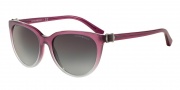 Emporio Armani EA4057F Sunglasses Sunglasses - 54598G Violet Gradient / Grey Gradient