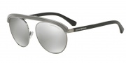 Emporio Armani EA2035 Sunglasses Sunglasses - 30106G Gunmetal / Light Grey Mirror Silver
