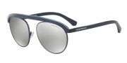 Emporio Armani EA2035 Sunglasses Sunglasses - 30196G Blue / Light Grey Mirror Silver