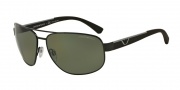 Emporio Armani EA2036 Sunglasses Sunglasses - 30149A Black / Polarized Dark Green
