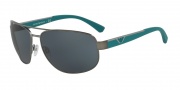 Emporio Armani EA2036 Sunglasses Sunglasses - 300387 Matte Gunmetal / Grey