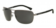 Emporio Armani EA2033 Sunglasses Sunglasses - 313087 Gunmetal Rubber / Grey
