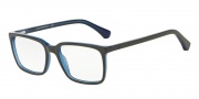 Emporio Armani EA3074F Eyeglasses Eyeglasses - 5467 Top Grey on Opal Blue