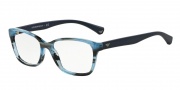 Emporio Armani EA3060 Eyeglasses Eyeglasses - 5387 Striped Blue
