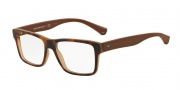 Emporio Armani EA3059F Eyeglasses Eyeglasses - 5391 Top Havana / Matte Brown
