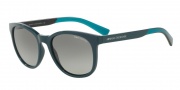 Armani Exchange AX4050S Sunglasses Sunglasses - 818811 Deep Pond / Grey Gradient