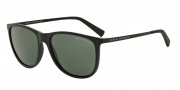 Armani Exchange AX4047S Sunglasses                                      Sunglasses - 807871 Matte Black / Grey Green